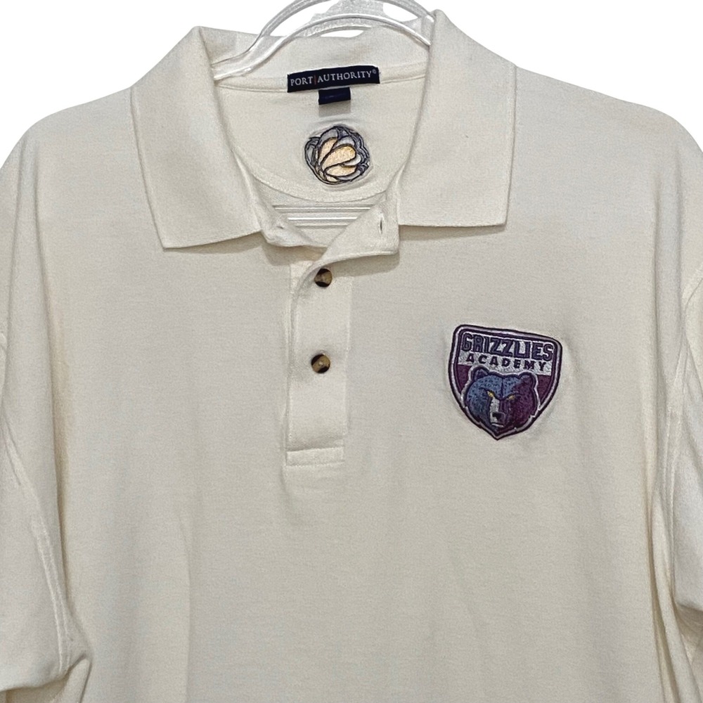 Memphis Grizzlies Academy Mens Polo Shirt Basketball Sporty Preppy Athleisure